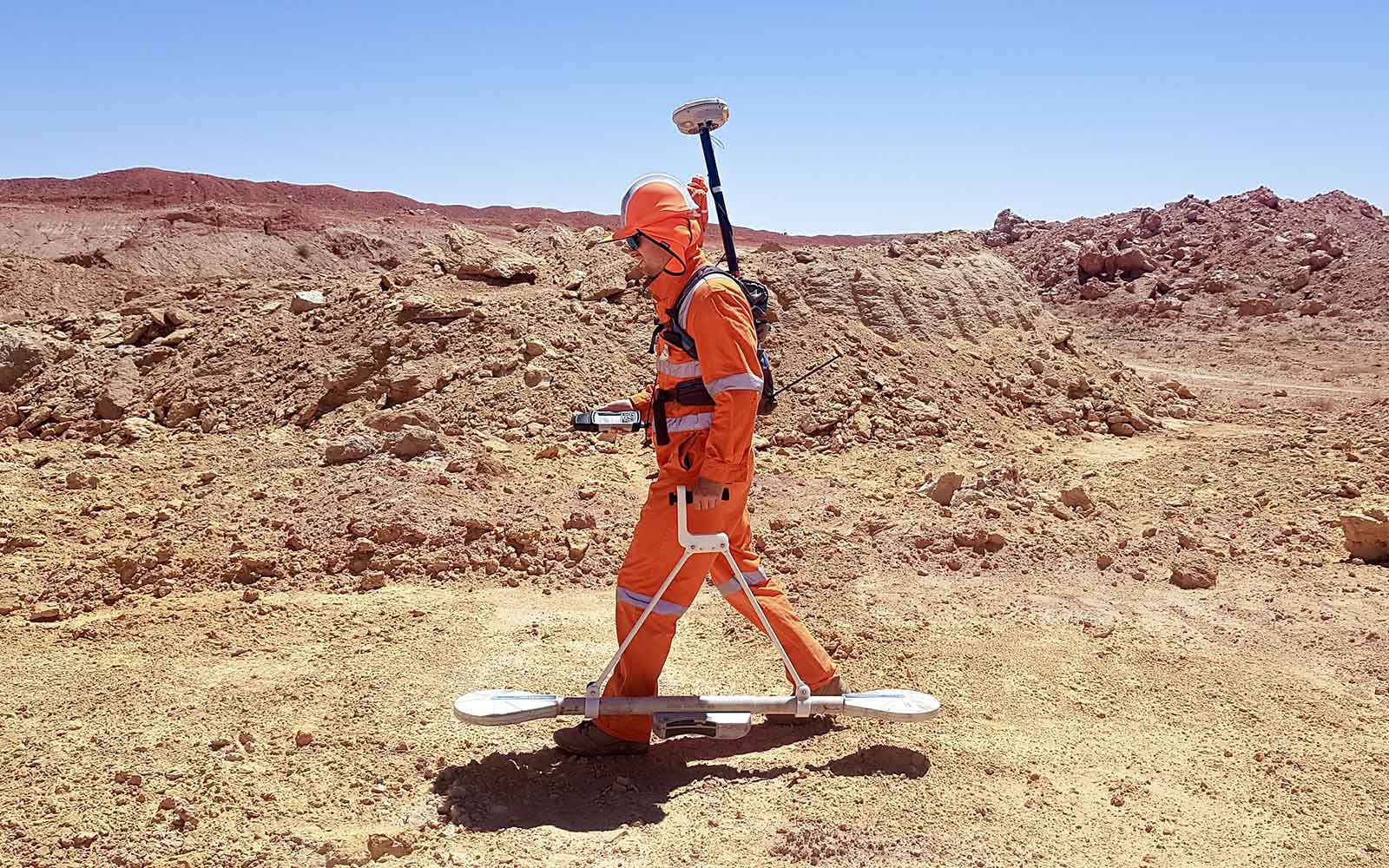 Tailings First image of worker