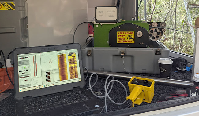 Acoustic televiewer borehole imaging for subsurface characterisation