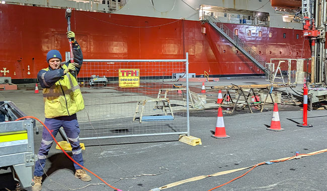 Geophysical investigation of bridge and wharf infrastructure
