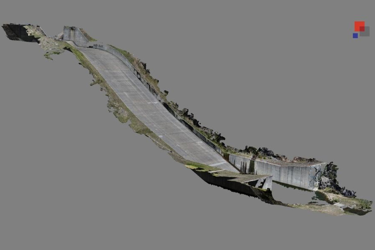 Structural investigation of dam spillway by GBG Group