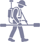 Magnetic gradiometer geophysical survey