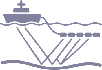 Marine Multi-channel Analysis of Surface Waves survey