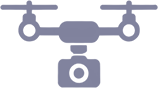 Drone equipment used for photogrammetry surveys