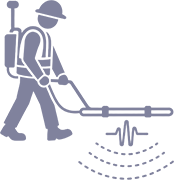 Time domain electromagnetic geophysical survey equipment