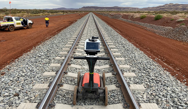 Ground penetrating radar assessment of road and rail infrastructure
