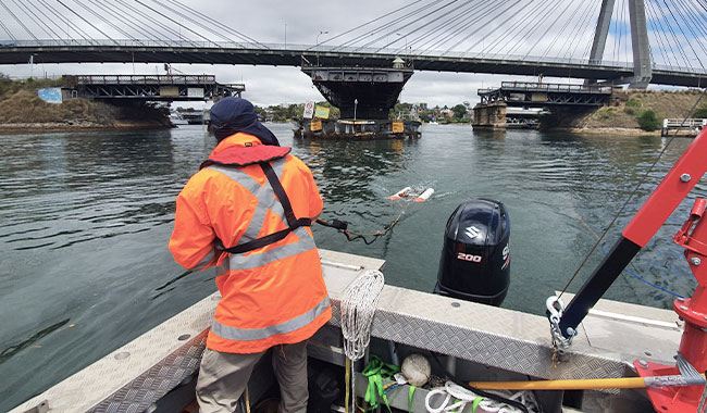 Sub-bottom profiling survey for sediment stratigraphy and seabed characterisation