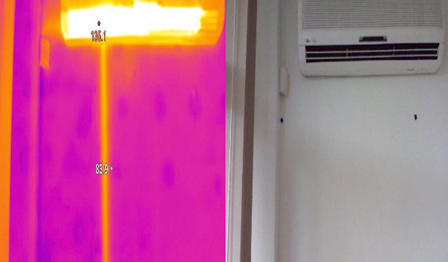 Thermal imaging non-destructive testing for structural defect detection