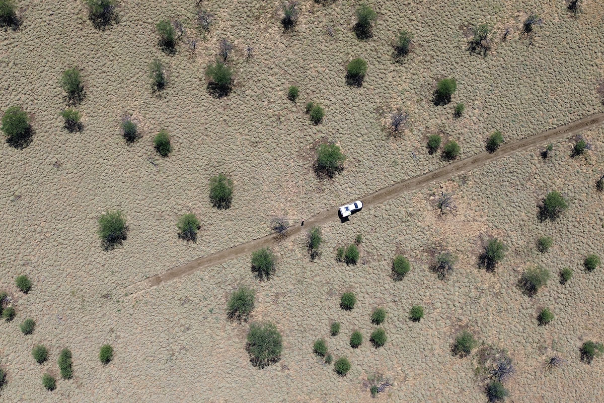 Geophysical fieldwork along transmission line alignment in Australia