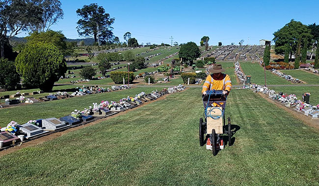 Geophysical survey for unmarked grave and burial site detection