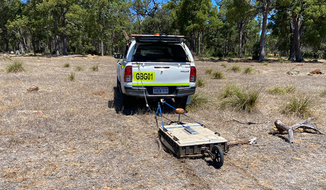 Ground penetrating radar void detection and subsurface anomaly survey